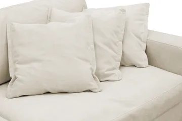 Valencia Ekstra dyp 5-seters sofa med avtakbart og vaskbart trekk - Beige - Møbler - Sofaer