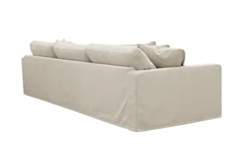 Valencia Ekstra dyp 5-seters sofa med avtakbart og vaskbart trekk - Beige - Møbler - Sofaer