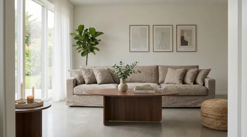 Valencia Ekstra dyp 5-seters sofa med avtakbart og vaskbart trekk - Brun - Møbler - Sofaer