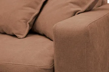 Valencia Ekstra dyp 5-seters sofa med avtakbart og vaskbart trekk - Rustbrun - Møbler - Sofaer