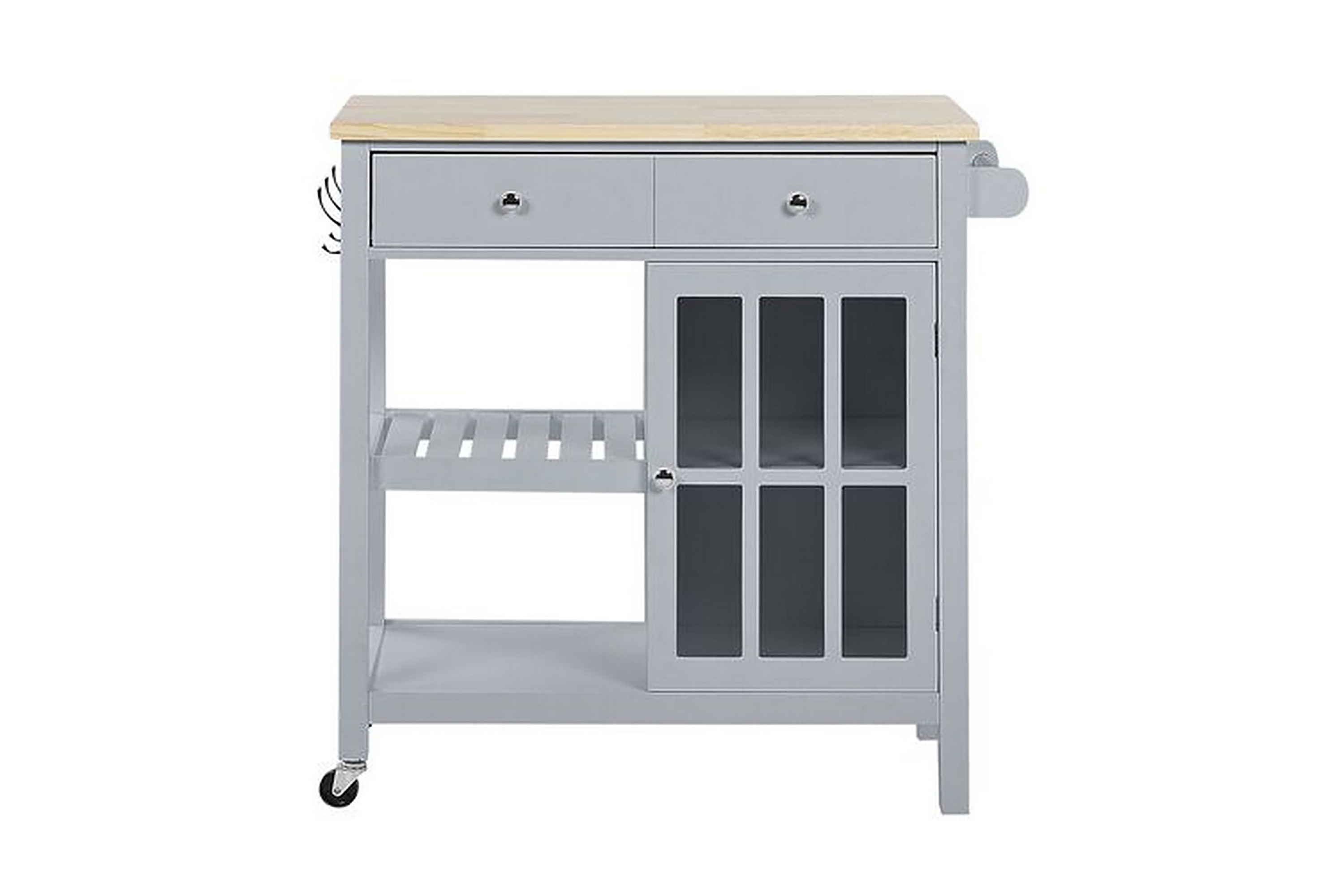 Serveringsvogn Lencisa 80 cm - Grå