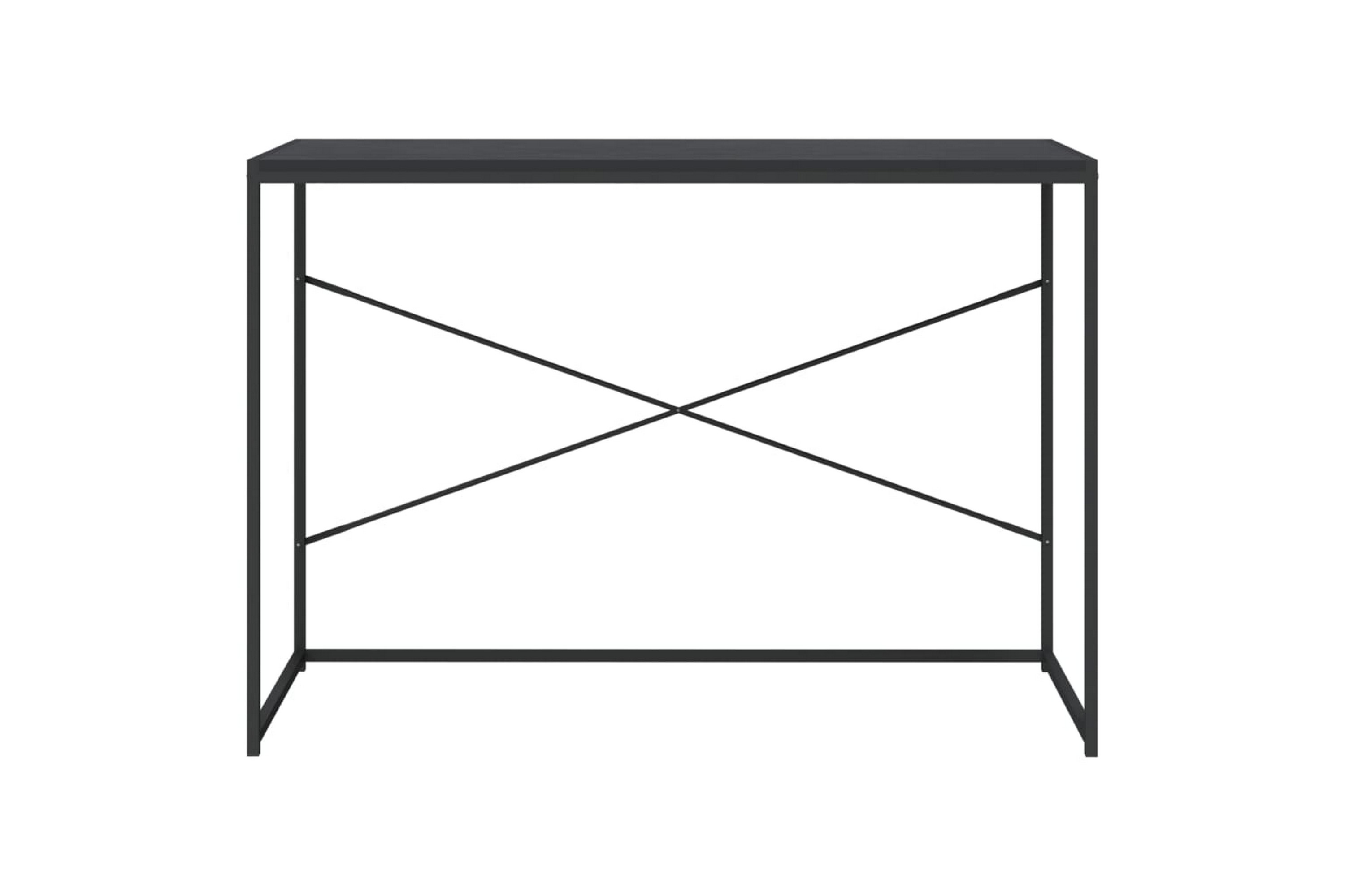Be Basic Databord svart 110x60x70 cm sponplate - Svart