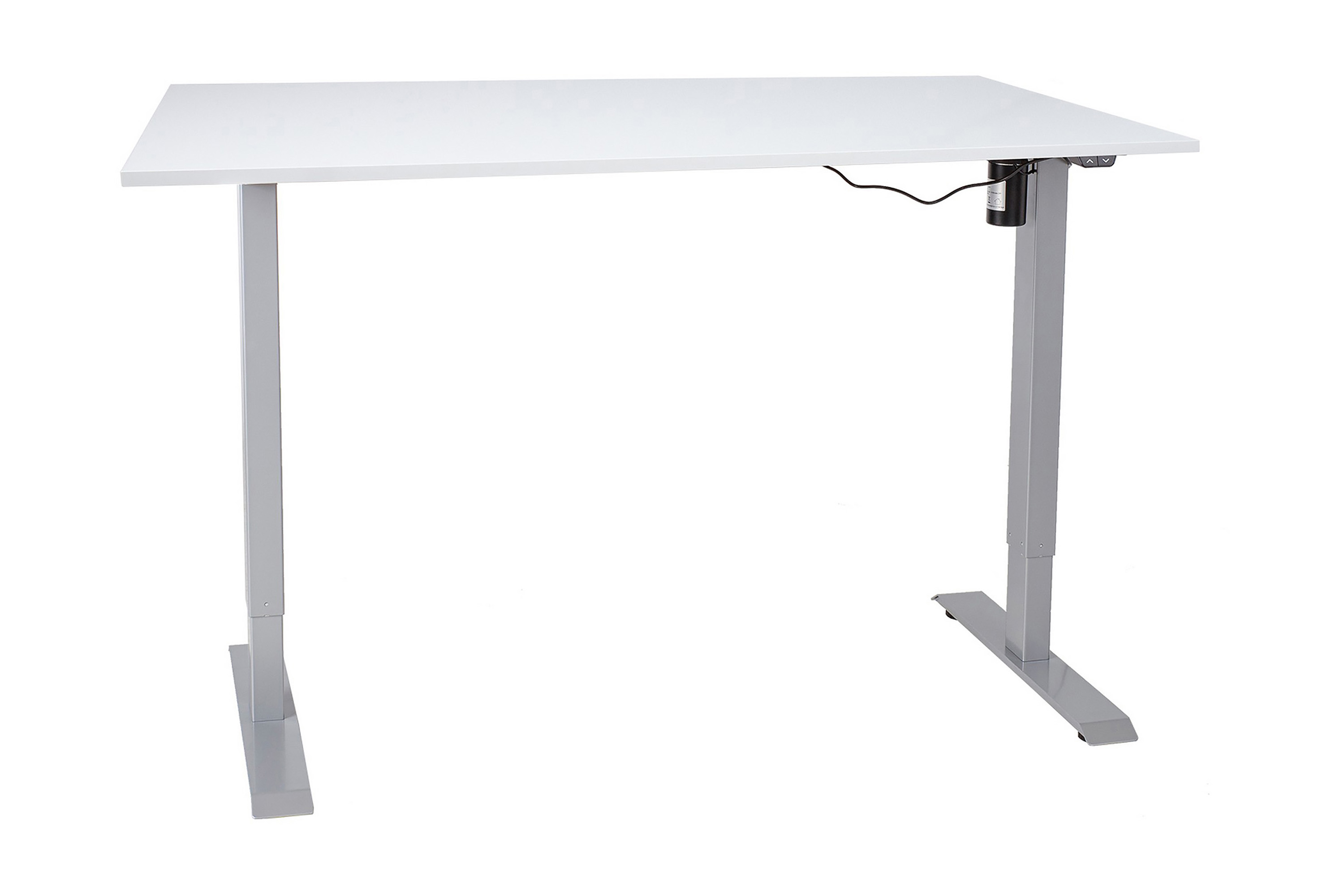 Skrivebord Cogito 1 140 cm Hev- og Senkbart Elektrisk - Gråhvit