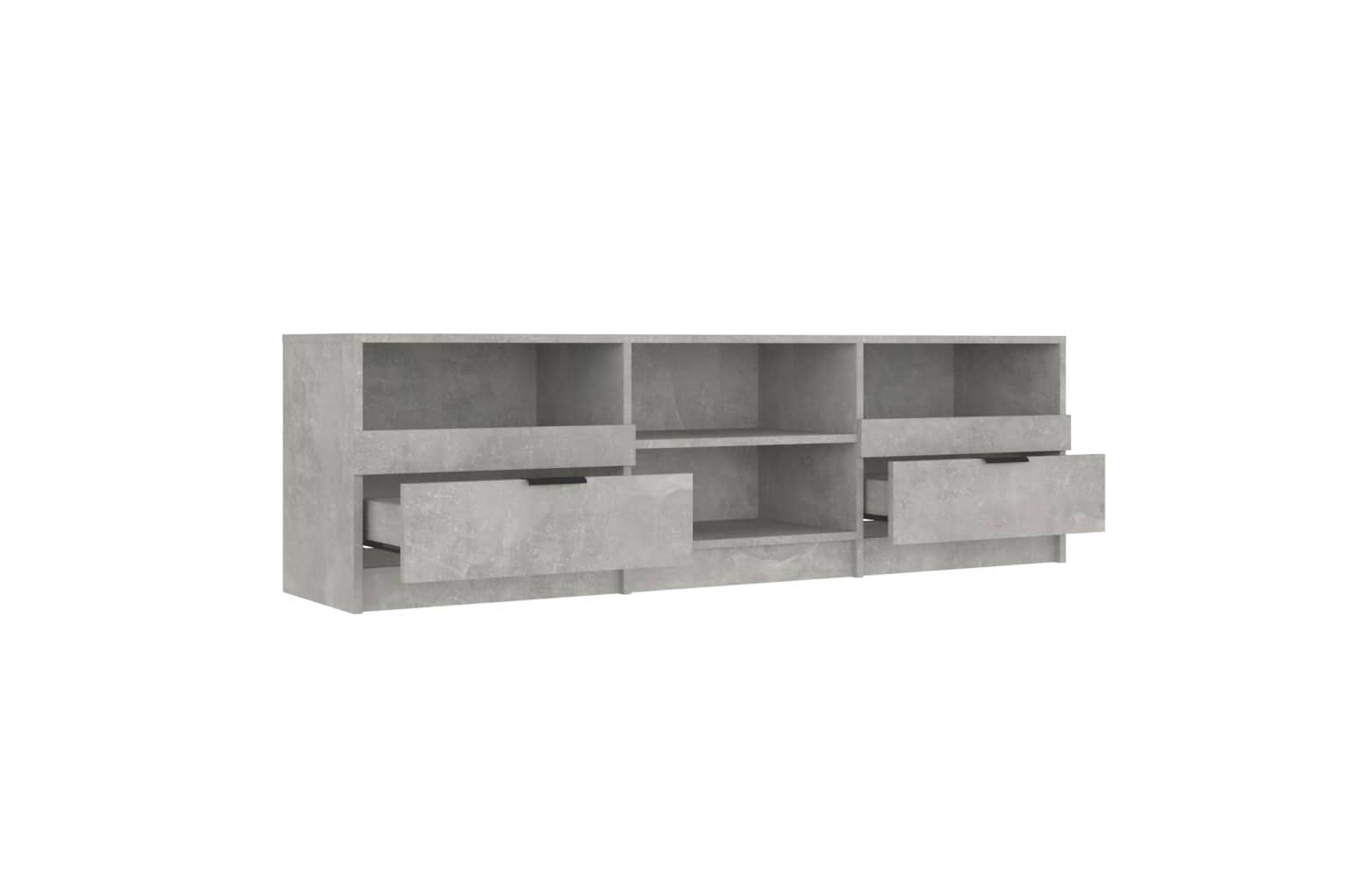 TV-benk betonggrå 150x33,5x45 cm konstruert tre - Grå