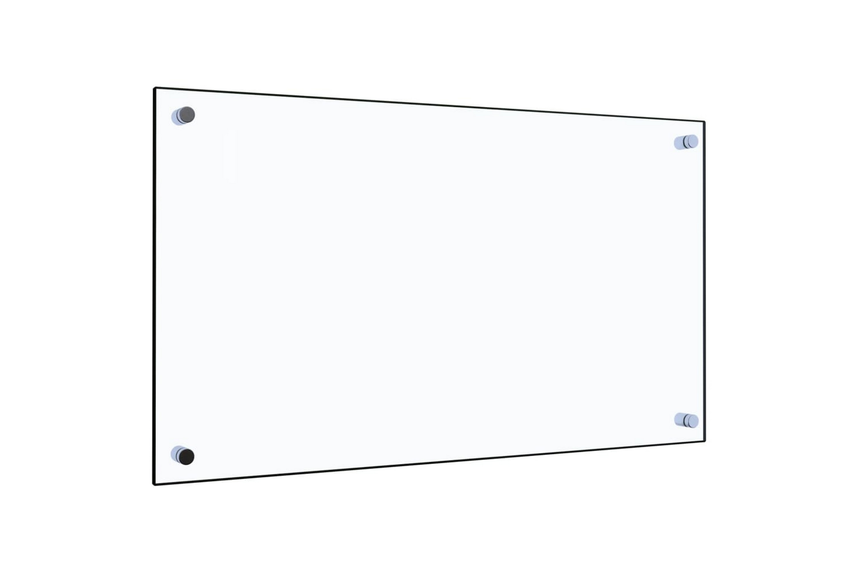 Be Basic Kjøkkenplate gjennomsiktig 70x40 cm herdet glass - Gjennomsiktig