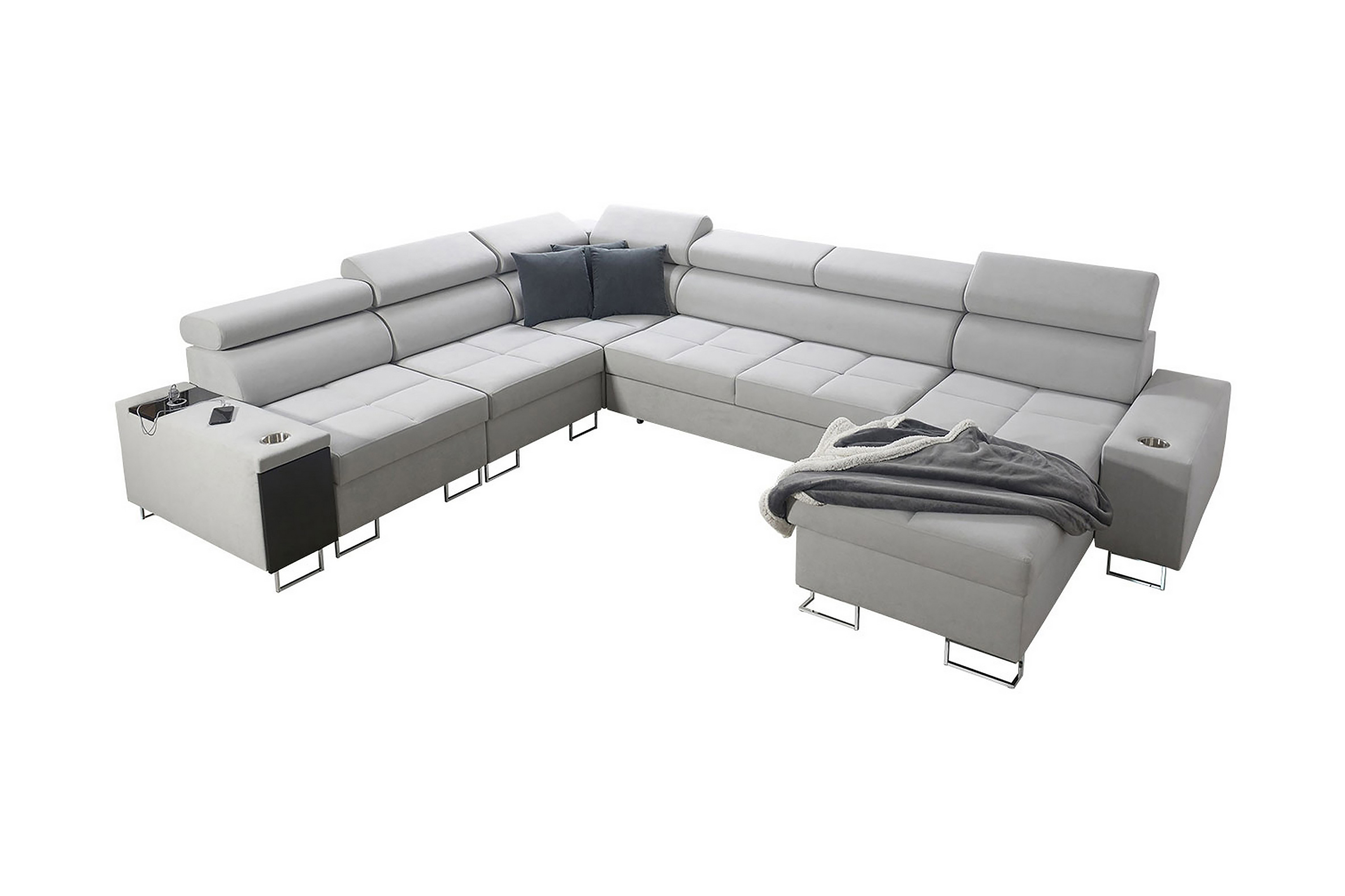 4-seters Hjørnesovesofa Torretta Høyre - Hvit