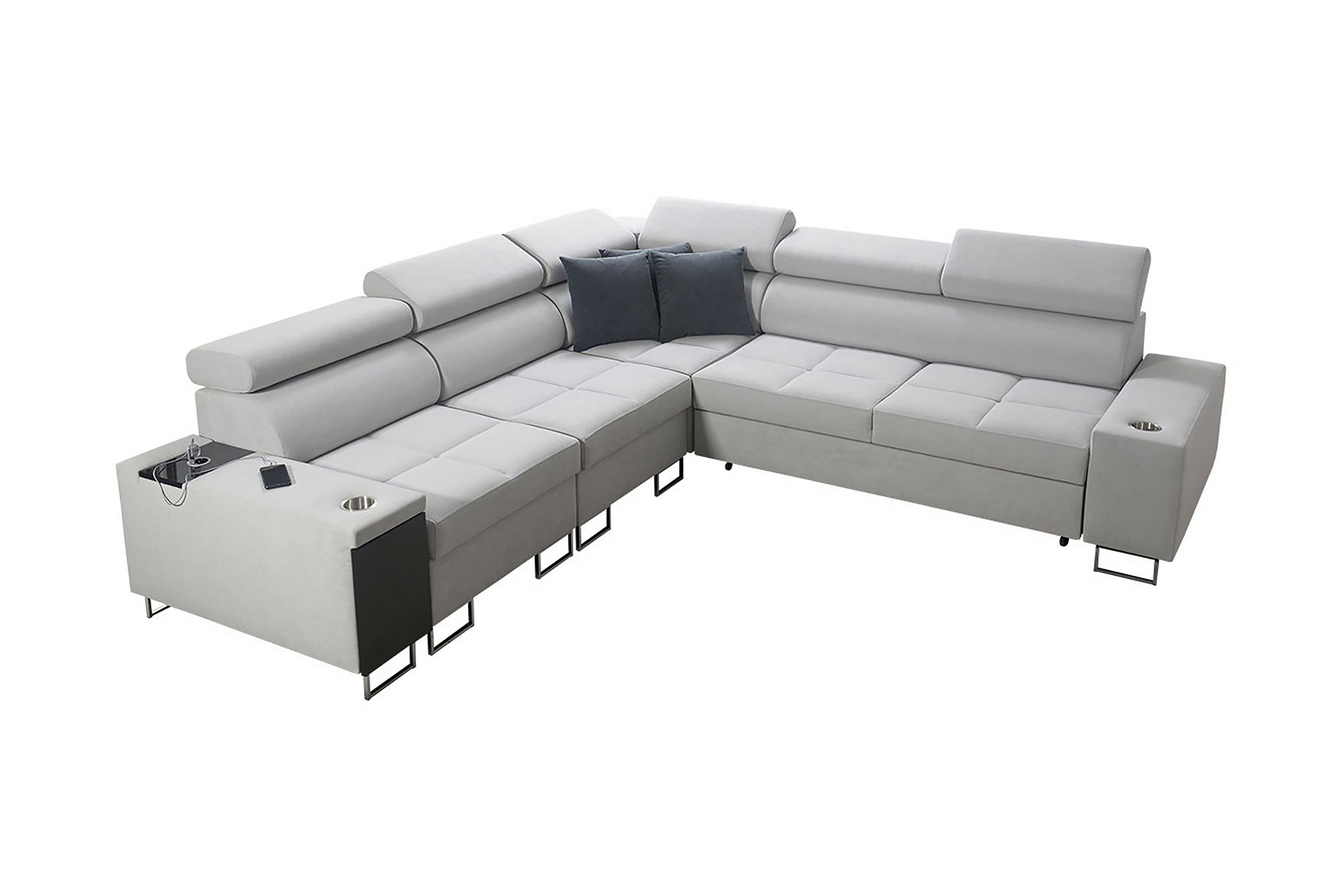 4-seters Hjørnesovesofa Torretta Venstre - Hvit