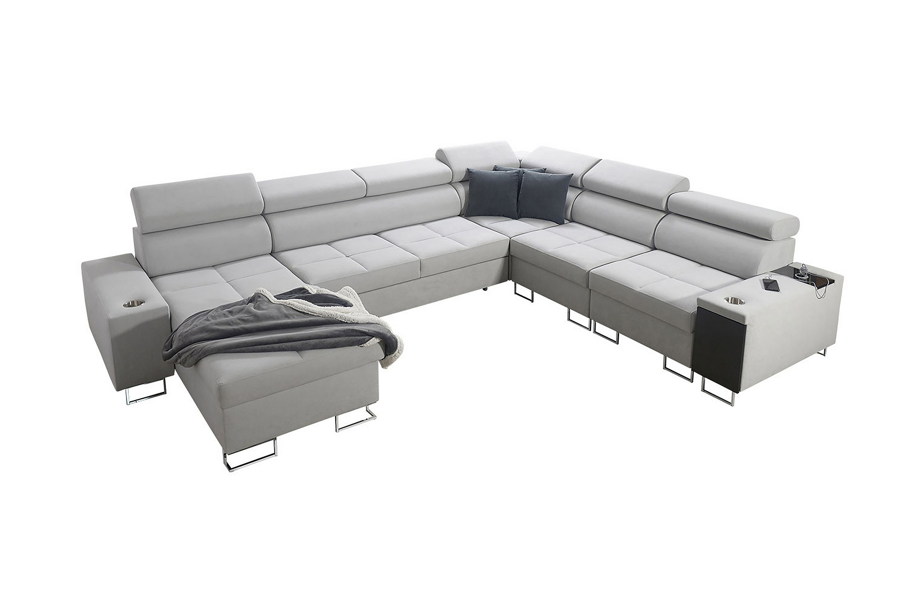 4-seters Hjørnesovesofa Torretta Venstre - Hvit