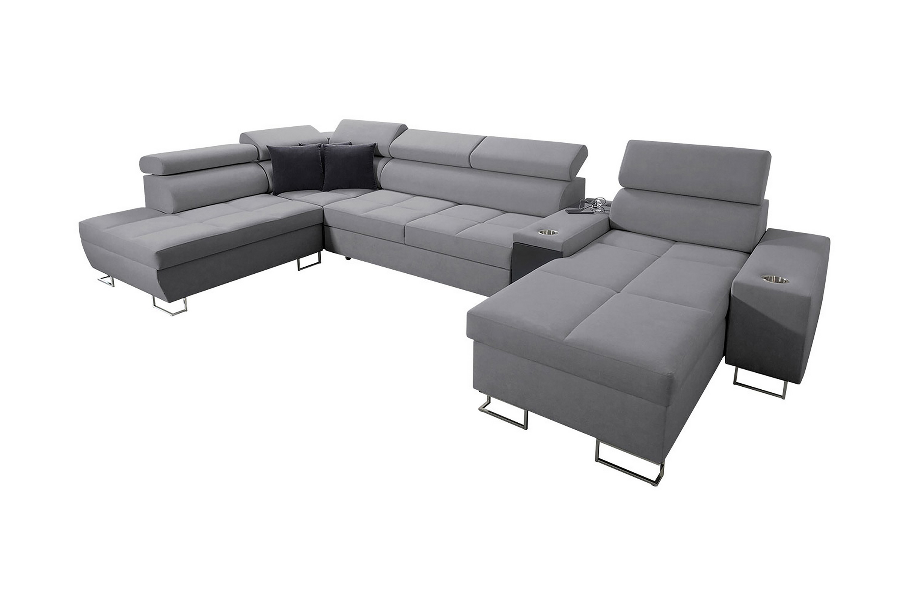 4-seters Hjørnesovesofa Torretta Høyre - Lysegrå