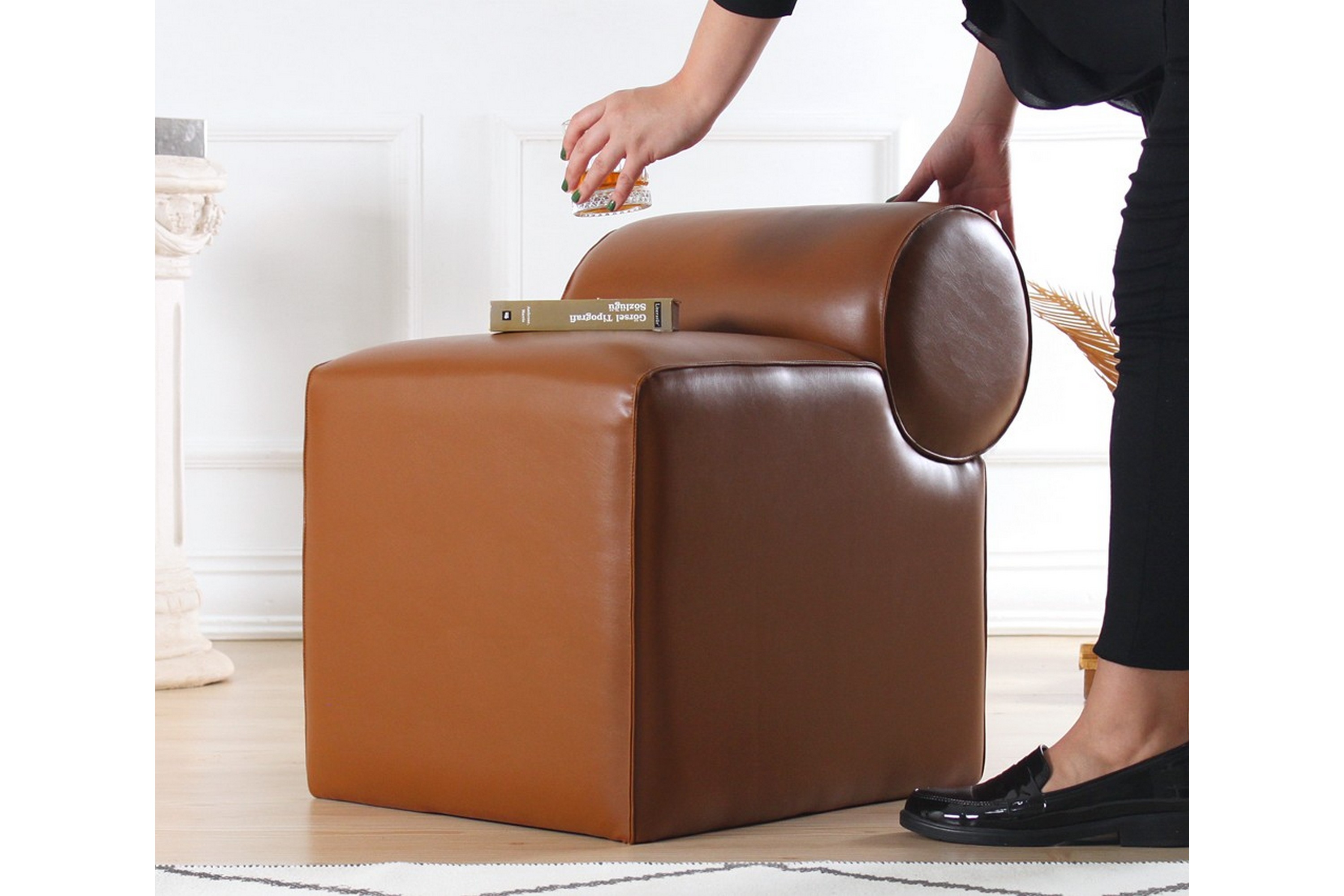 Nahar Sittepuff 45 cm - Brun