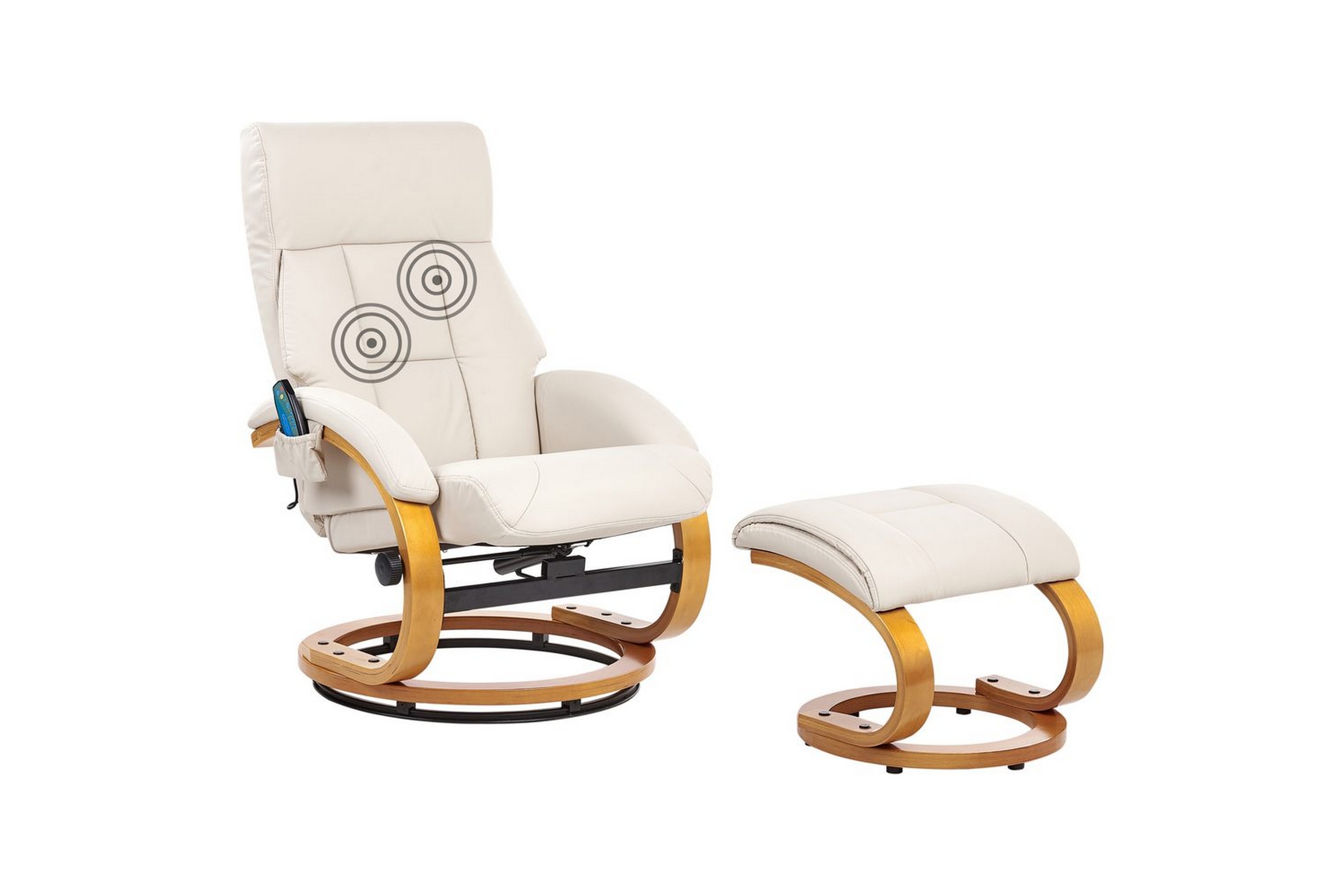 Massasjestol Force – Beige, Lys Tre