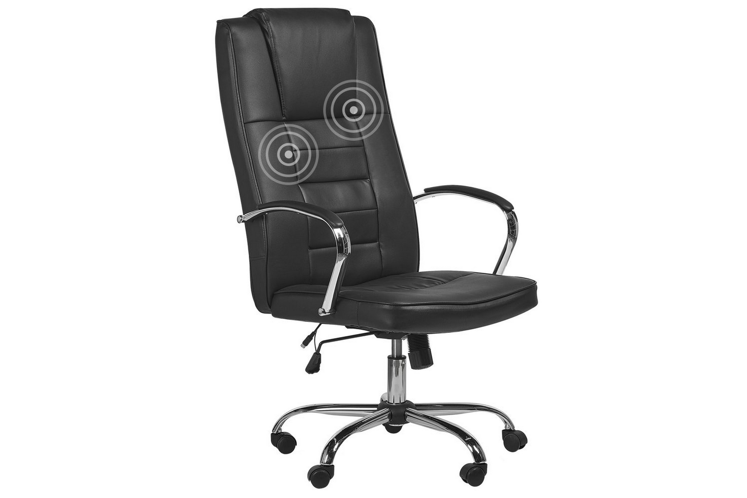 Massasjestol Grandeur Svart/Sølv – Svart/Sølv