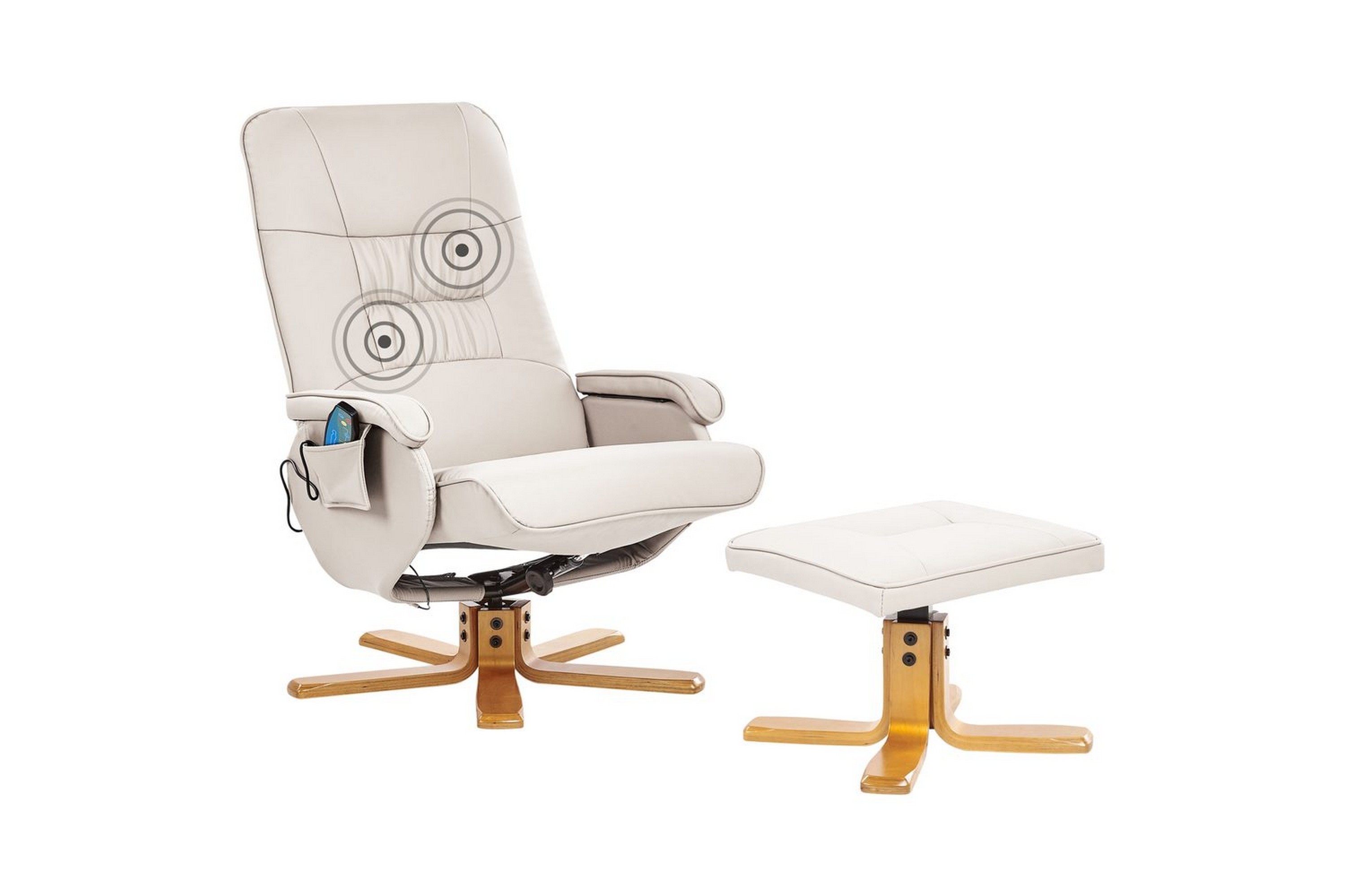 Massasjestol Relaxpro – Beige, Lys Tre