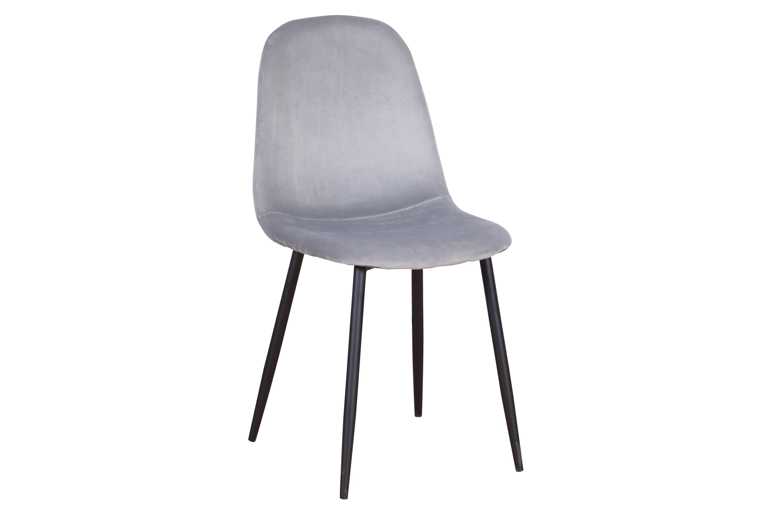 Polar spisestuestoler velour grå.