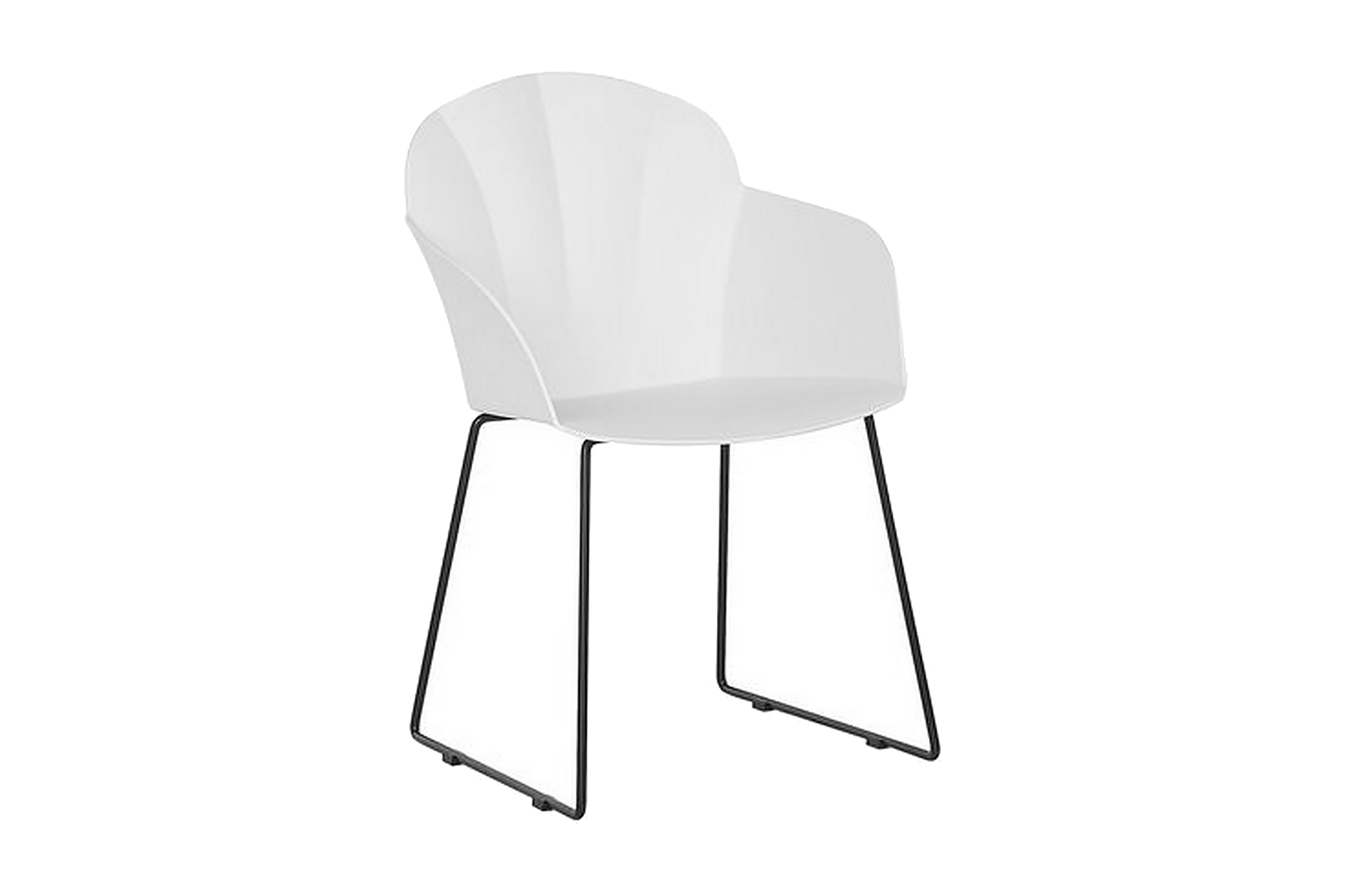 Spisestol Alarka 2-pk - Hvit