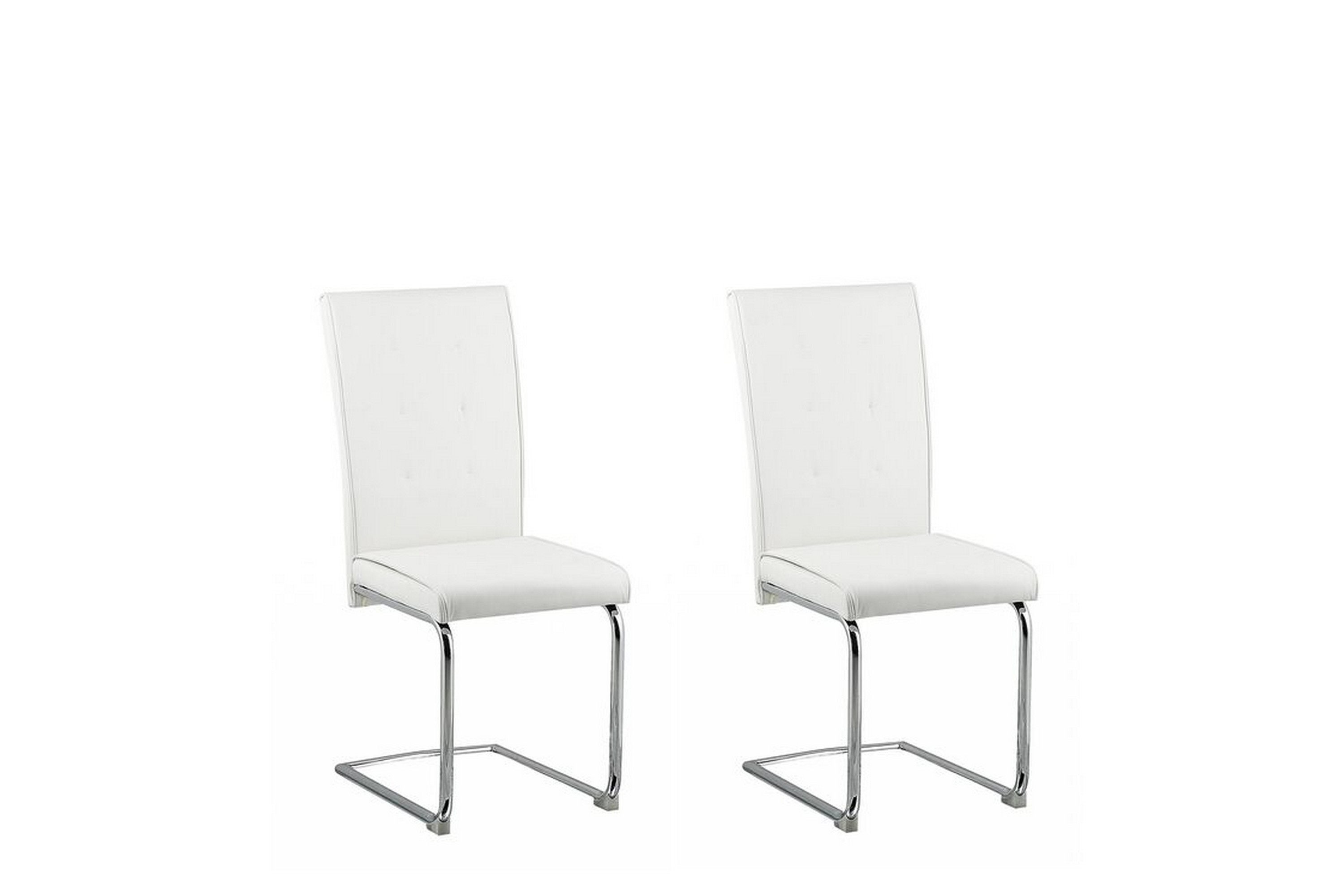 Spisestol Autun 2-pk - Kunstlær/Beige