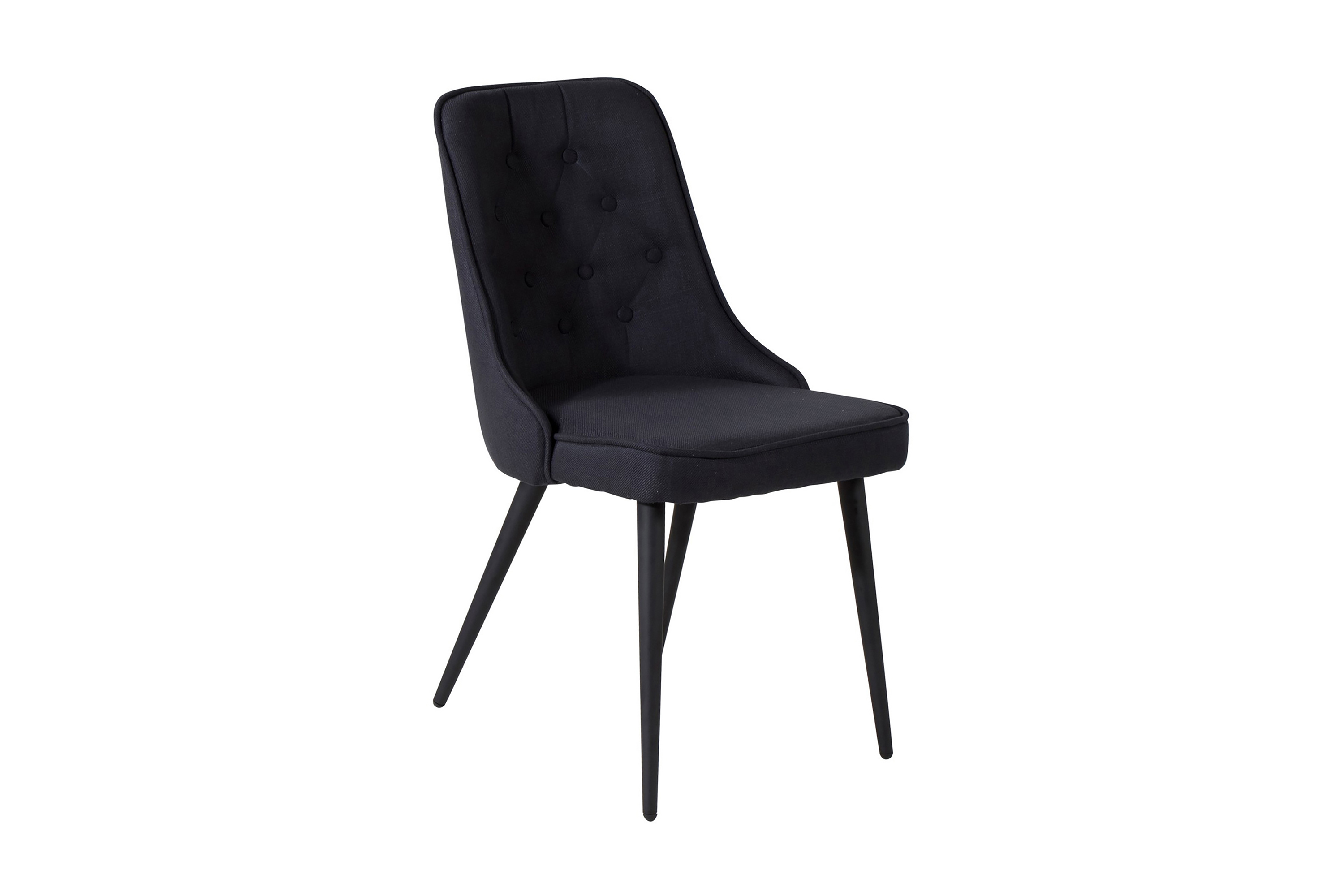VelvetDeluxe spisestuestoler svart.