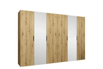 Abano Garderobeskap Med Speil 52x202 cm