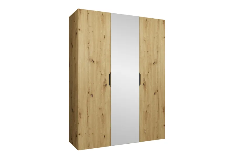 Abano Garderobeskap Med Speil 52x202 cm - Grønn - Oppbevaring - Garderober & garderobesystem