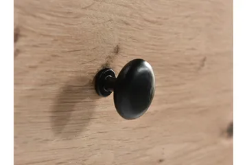 Aldbrough Garderobeskap med Speil 100x213 cm - Brun / Svart - Oppbevaring - Garderober & garderobesystem