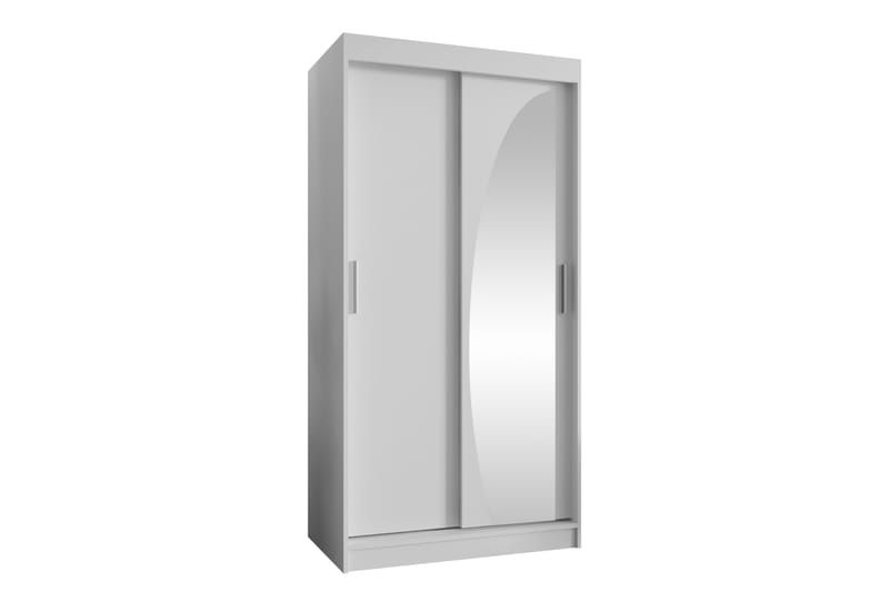 Amira Garderobeskap Med Speil 100x200 cm - Oppbevaring - Garderober & garderobesystem