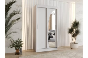 Amira Garderobeskap Med Speil 100x200 cm - Oppbevaring - Garderober & garderobesystem