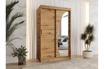 Amira Garderobeskap Med Speil 120x200 cm - Oppbevaring - Garderober & garderobesystem