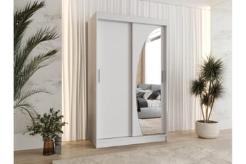 Amira Garderobeskap Med Speil 120x200 cm - Oppbevaring - Garderober & garderobesystem