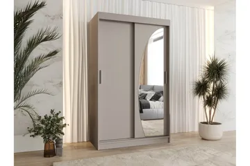 Amira Garderobeskap Med Speil 120x200 cm - Oppbevaring - Garderober & garderobesystem