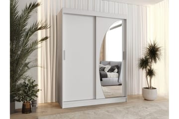 Amira Garderobeskap Med Speil 150x200 cm - Oppbevaring - Garderober & garderobesystem