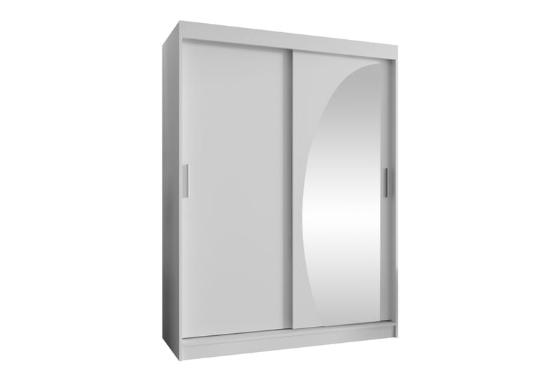 Amira Garderobeskap Med Speil 150x200 cm - Oppbevaring - Garderober & garderobesystem