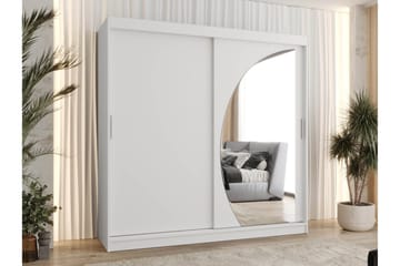 Amira Garderobeskap Med Speil 200x200 cm - Oppbevaring - Garderober & garderobesystem