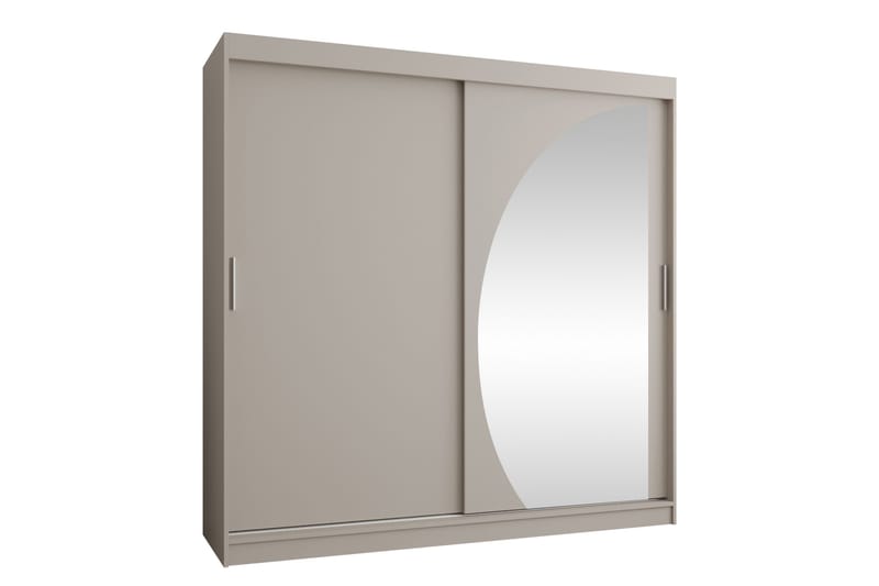 Amira Garderobeskap Med Speil 200x200 cm - Oppbevaring - Garderober & garderobesystem
