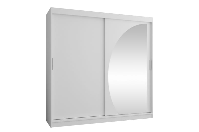 Amira Garderobeskap Med Speil 200x200 cm - Oppbevaring - Garderober & garderobesystem
