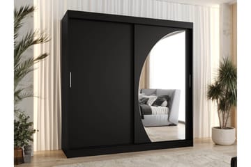 Amira Garderobeskap Med Speil 200x200 cm - Oppbevaring - Garderober & garderobesystem