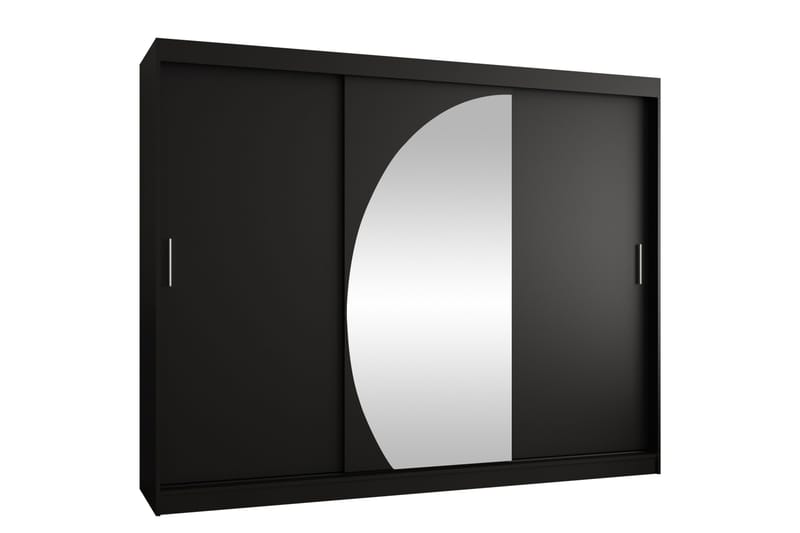 Amira Garderobeskap Med Speil 250x200 cm, Brun