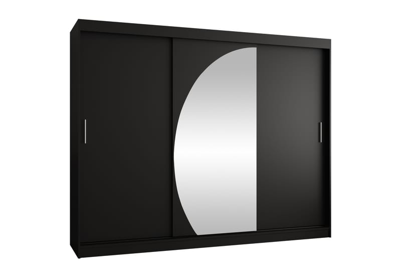 Amira Garderobeskap Med Speil 250x200 cm - Brun - Oppbevaring - Garderober & garderobesystem