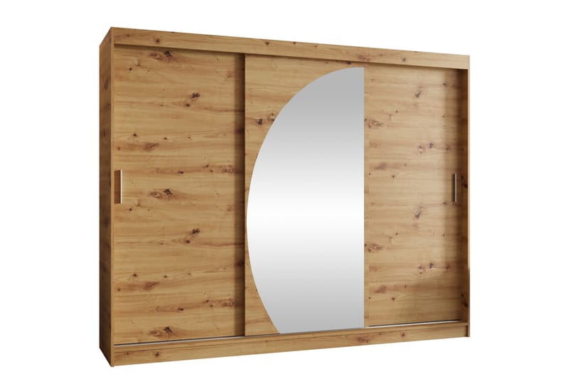 Amira Garderobeskap Med Speil 250x200 cm - Oppbevaring - Garderober & garderobesystem