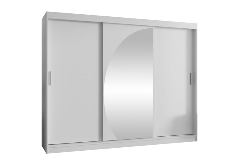 Amira Garderobeskap Med Speil 250x200 cm - Oppbevaring - Garderober & garderobesystem