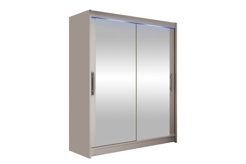 Bay Garderobe Med Speil 150x200 cm, Beige