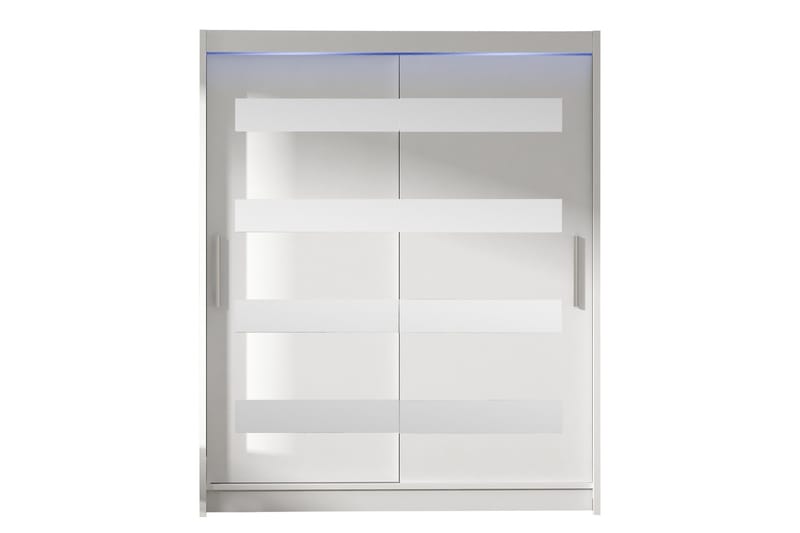 Bay Garderobe Med Speil 150x200 cm, Hvit