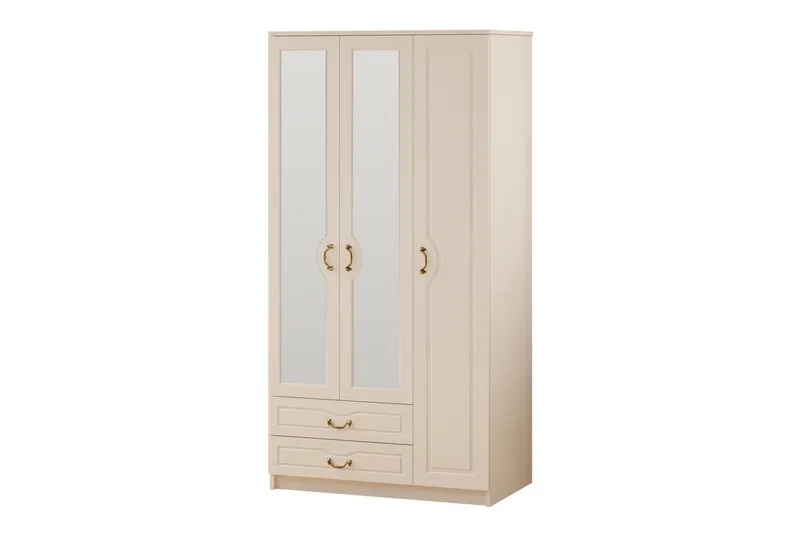 Beyric Garderobe 105x210 cm, Matt Hvit