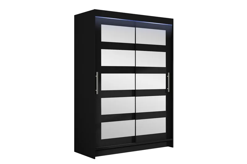 Biscayne Garderobeskap Med Speil 120x200 cm - Oppbevaring - Garderober & garderobesystem