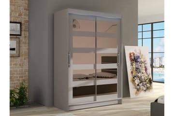 Biscayne Garderobeskap Med Speil 120x200 cm - Oppbevaring - Garderober & garderobesystem