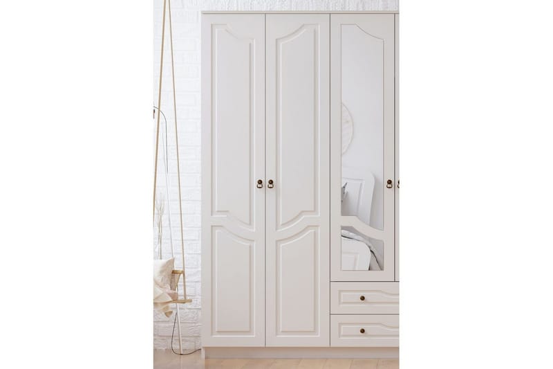 Brelin Garderobe 210x210 cm - Matt Hvit - Oppbevaring - Garderober & garderobesystem