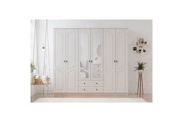 Brelin Garderobe 210x210 cm - Matt Hvit - Oppbevaring - Garderober & garderobesystem