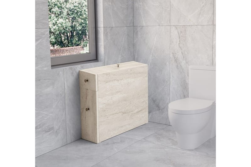 Calencie Baderomsskap 20 cm - Marmor - Oppbevaring - Oppbevaring til baderom