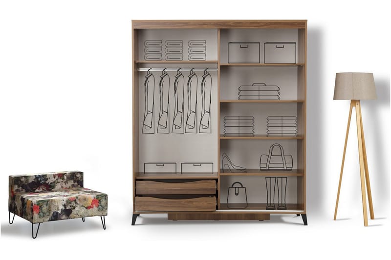 Comfortale Garderobe 160 - Oppbevaring - Garderober & garderobesystem