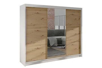 Cyria Garderobe med Speil 200x215 cm