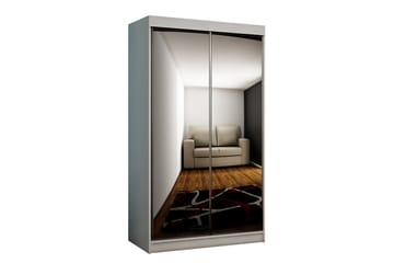 Dunkra Garderobeskap Med Speil 100x200 cm